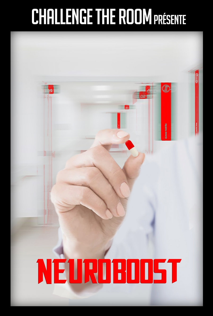 Affiche escape game Neuroboost Challenge The Room